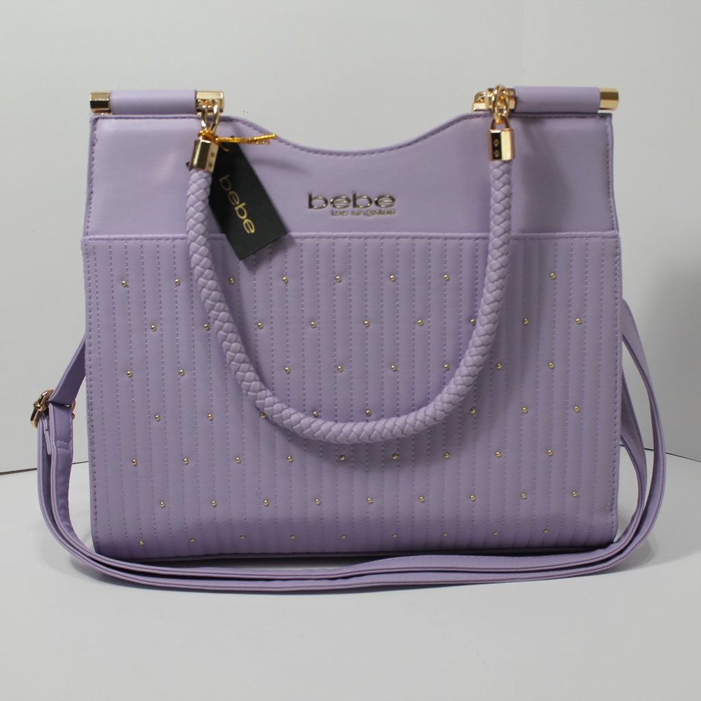 bebe Aliah Stud Shopper Purse - Picture 2 of 16